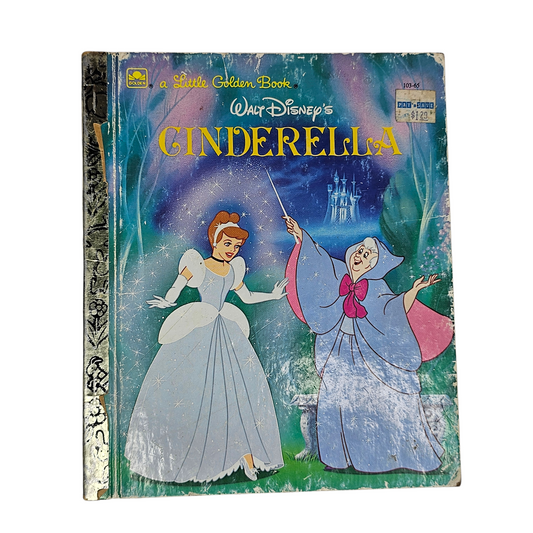 Disney Cinderella Little Golden Book Vintage