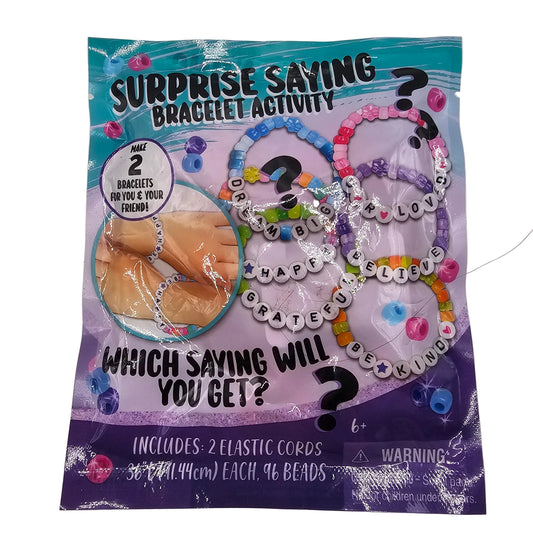Surprise Saying Bracelet Activity