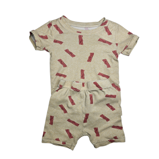 Old Navy 4T Bacon Pajama Set