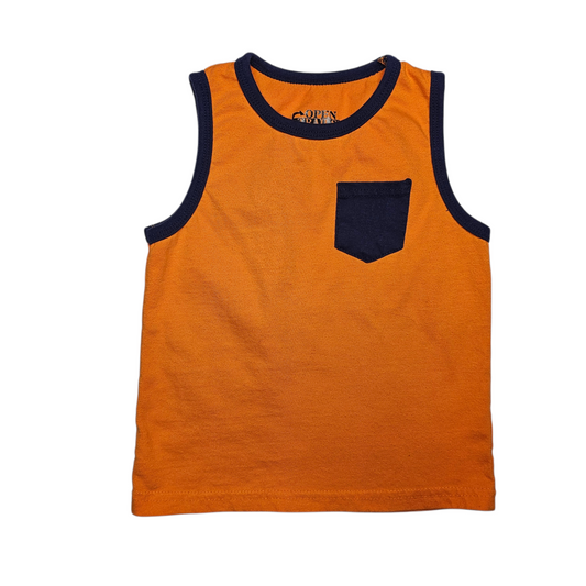 Open Trails XS 4 Orange Tank Top