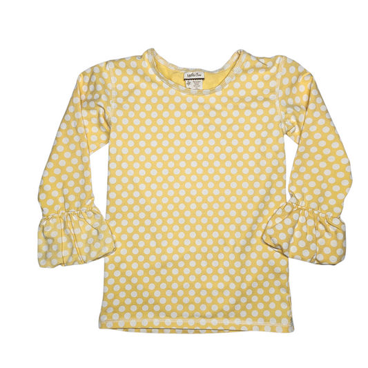 Matilda Jane 10 Yellow Polka Dot Top