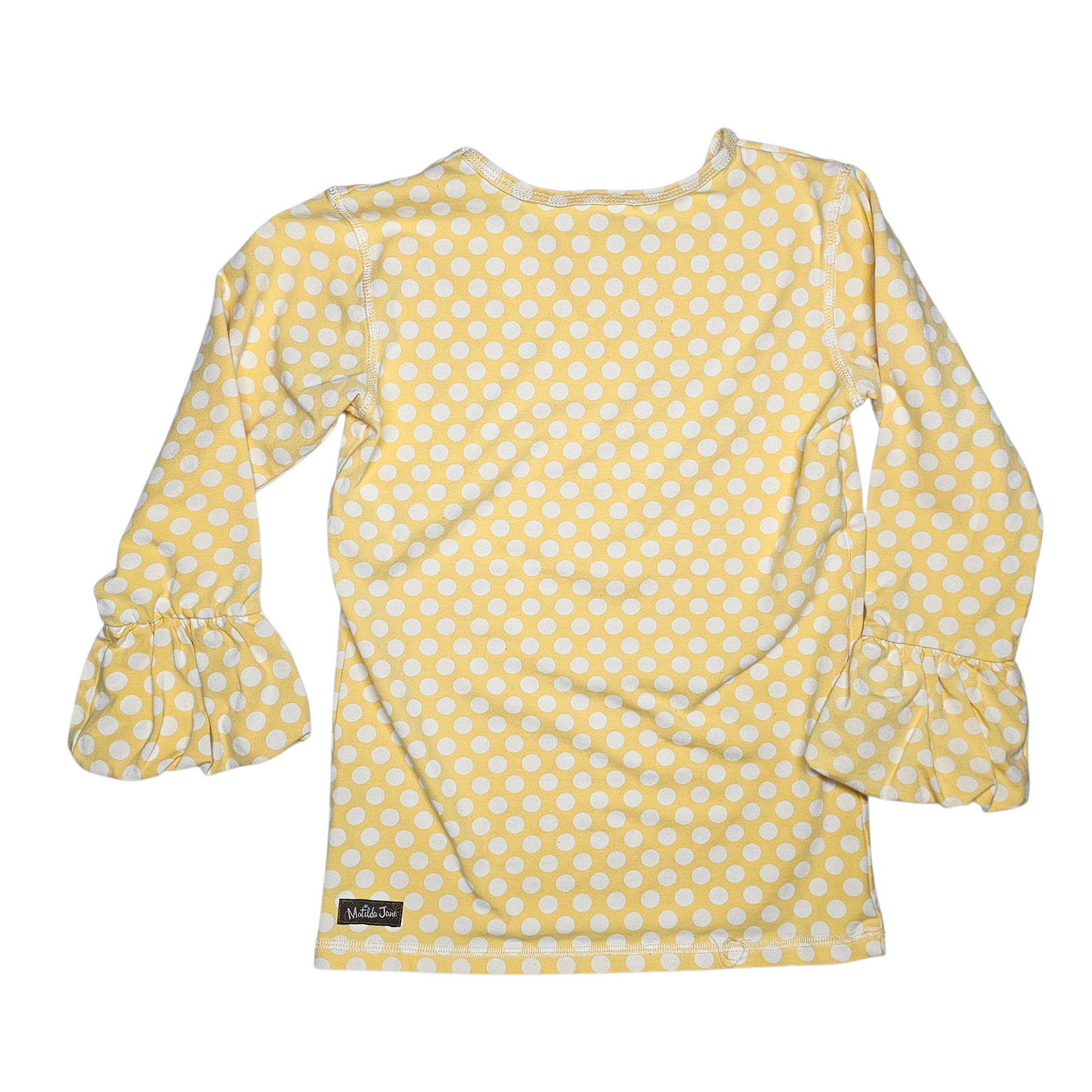 Matilda Jane 10 Yellow Polka Dot Top