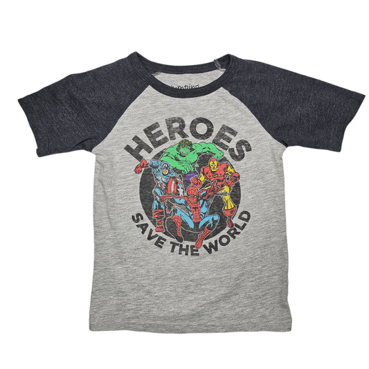 Jumping Beans 5 Marvel Graphic Raglan Tee