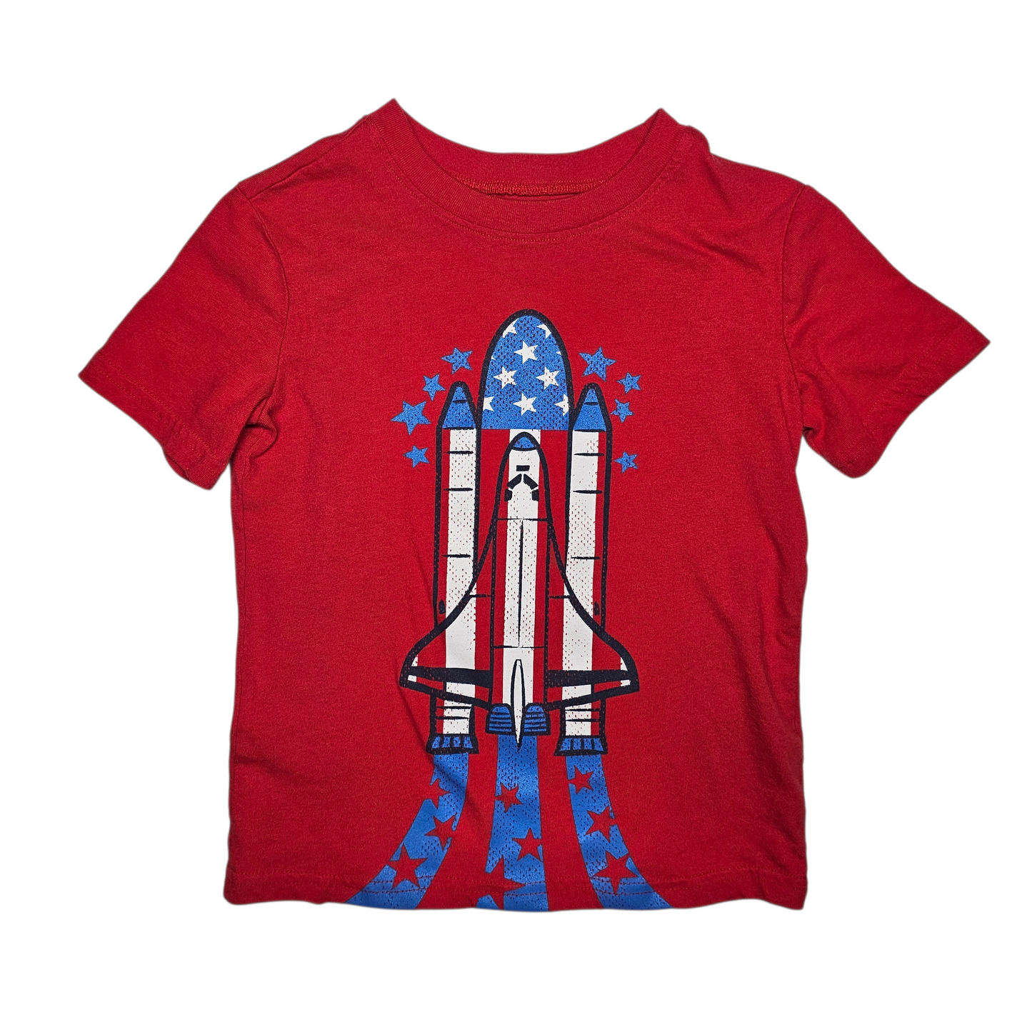 Jumping Beans 5T 4th of July Rocket Tee
