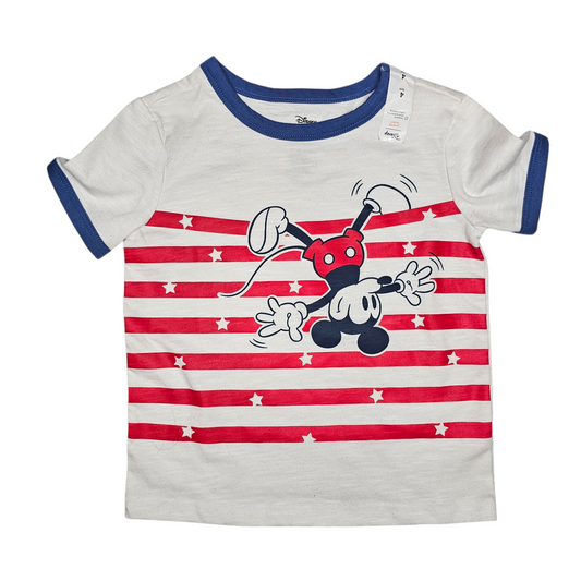Jumping Beans 4 Disney Mickey Striped Tee