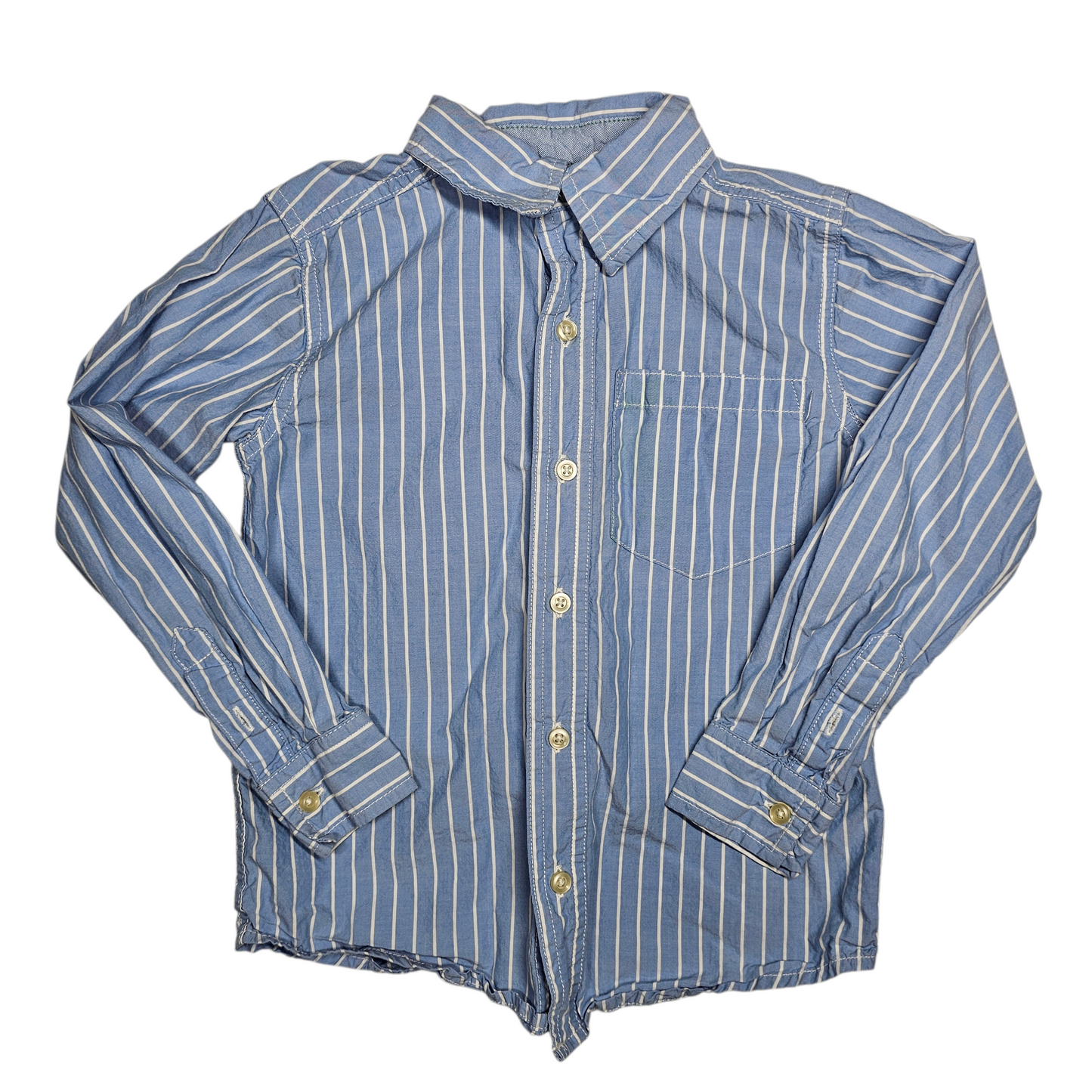 Carter's 5 Blue Striped Long Sleeve
