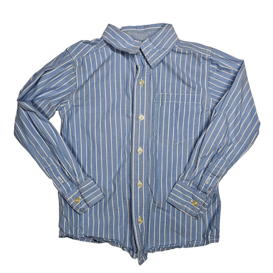 Carter's 5 Blue Striped Long Sleeve
