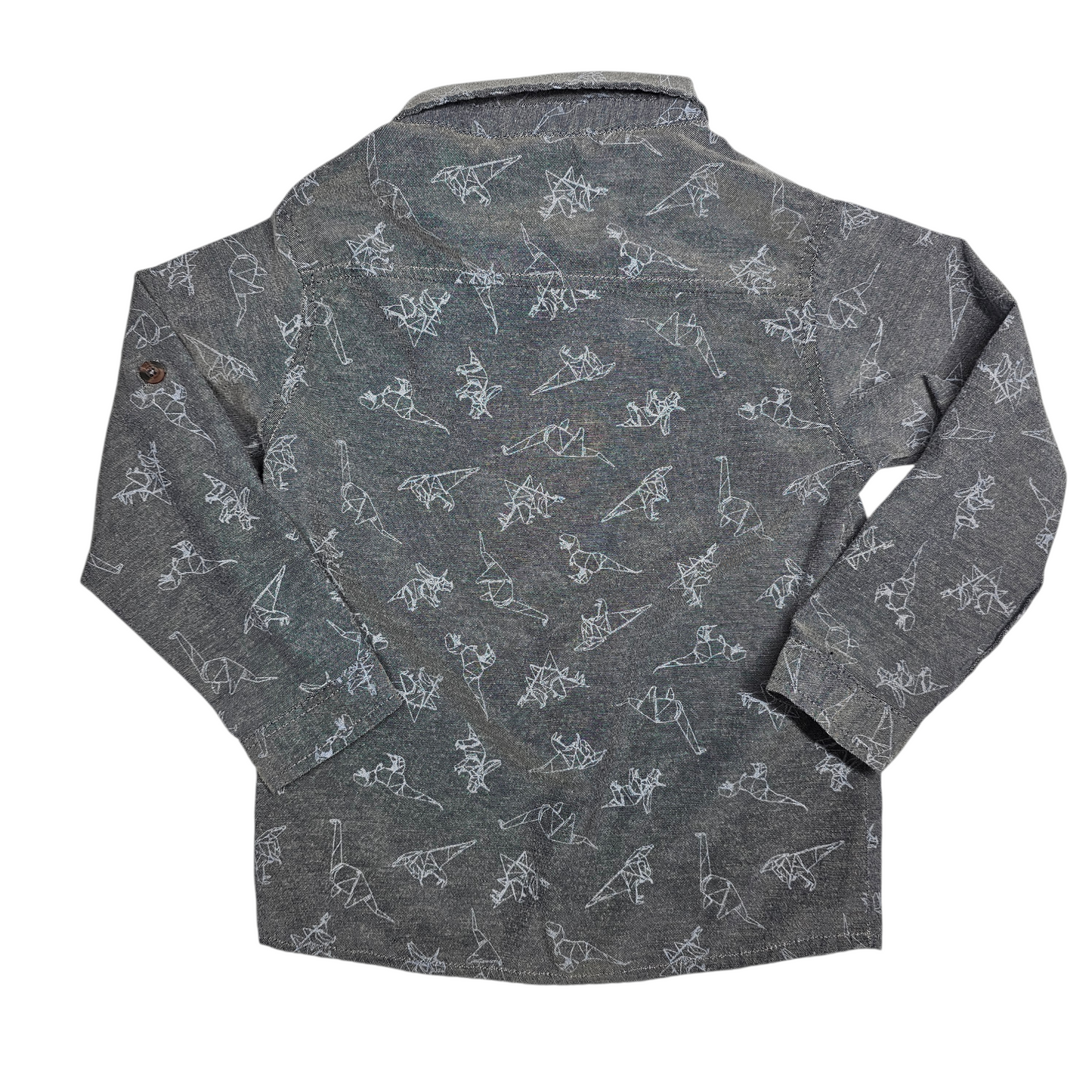 Little Rebels 5 Dinosaur Button Up