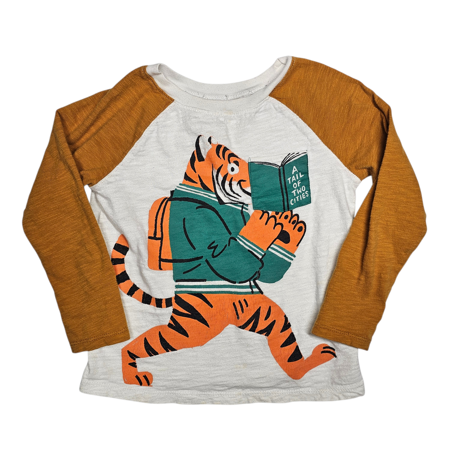 Old Navy 4T Graphic Raglan Long Sleeve