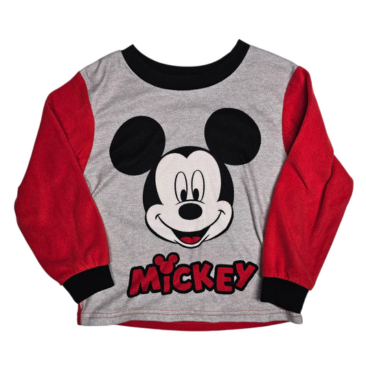 Disney 5T Mickey Mouse Fleece Pajama Top