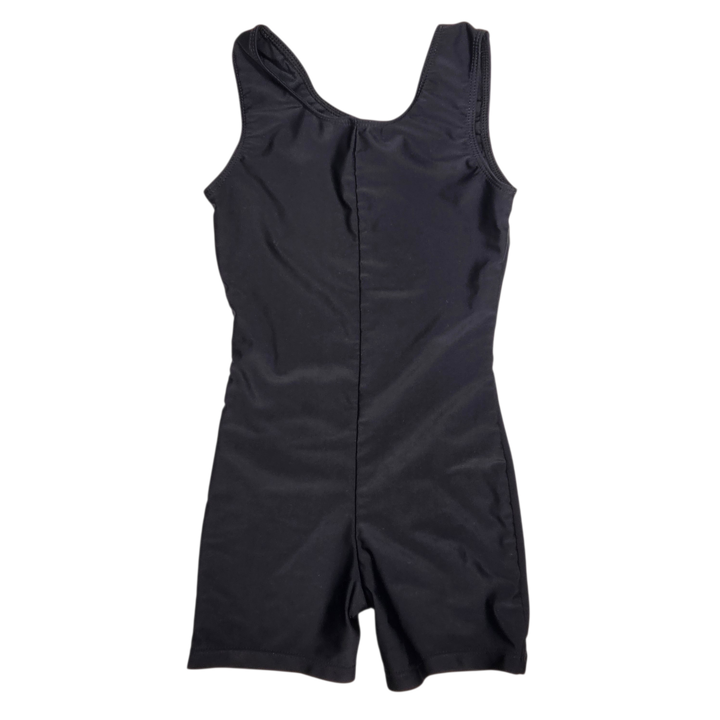 4/5 Black Shorts Leotard