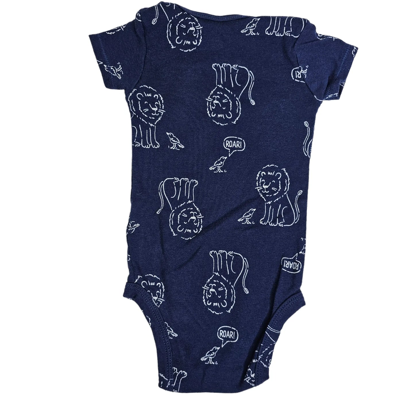 Carters 6M Navy Lion Bodysuit