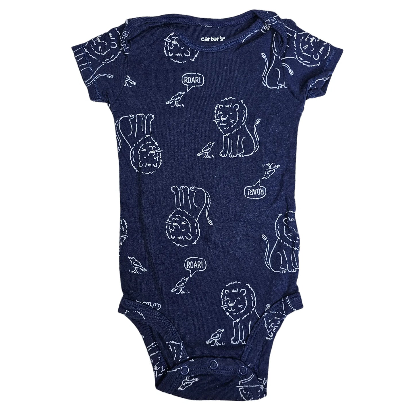 Carters 6M Navy Lion Bodysuit