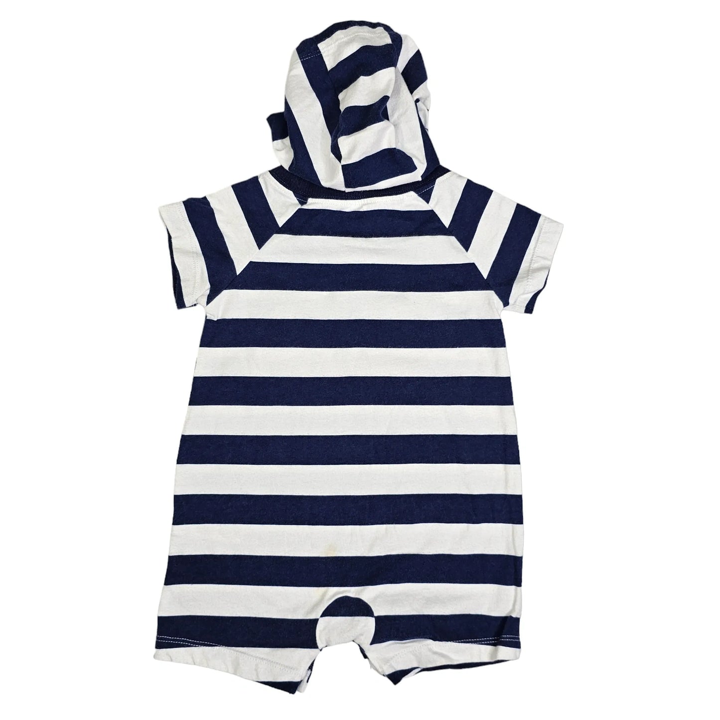 Carters 18M Striped Hooded Romper