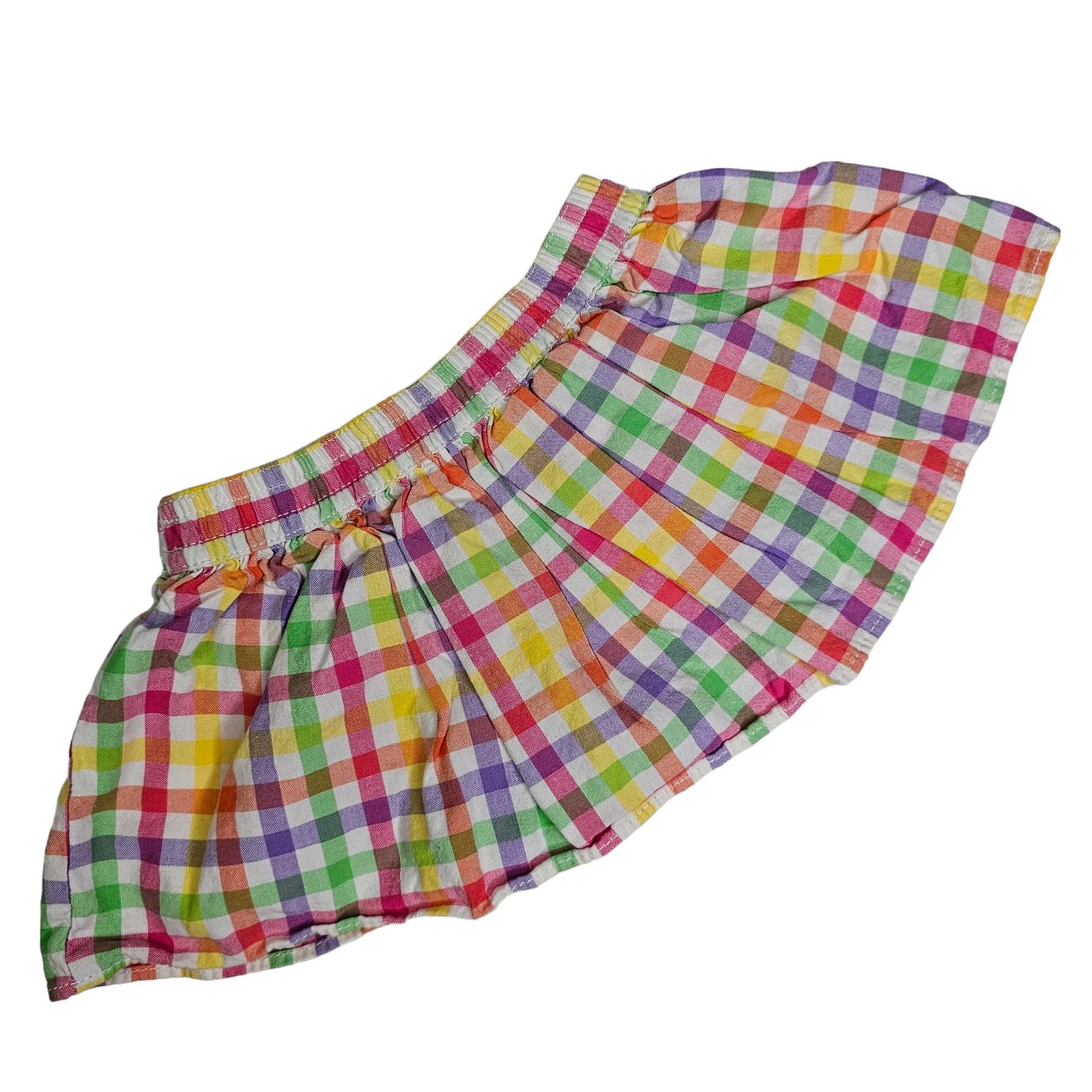 Okie Dokie 6-9M Plaid Skort