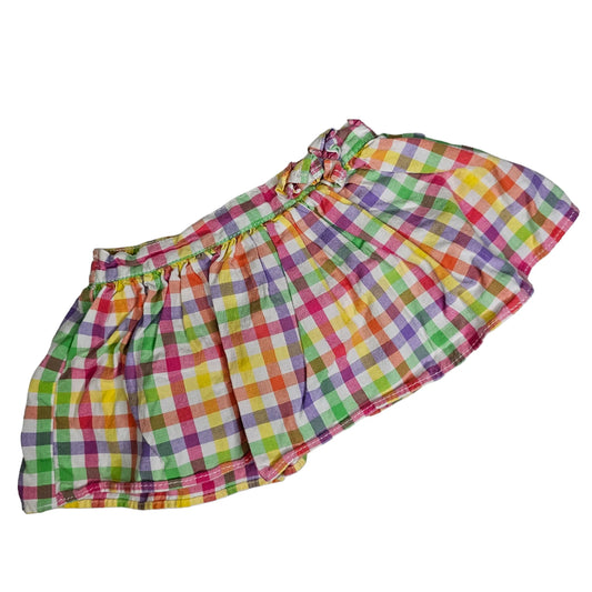 Okie Dokie 6-9M Plaid Skort