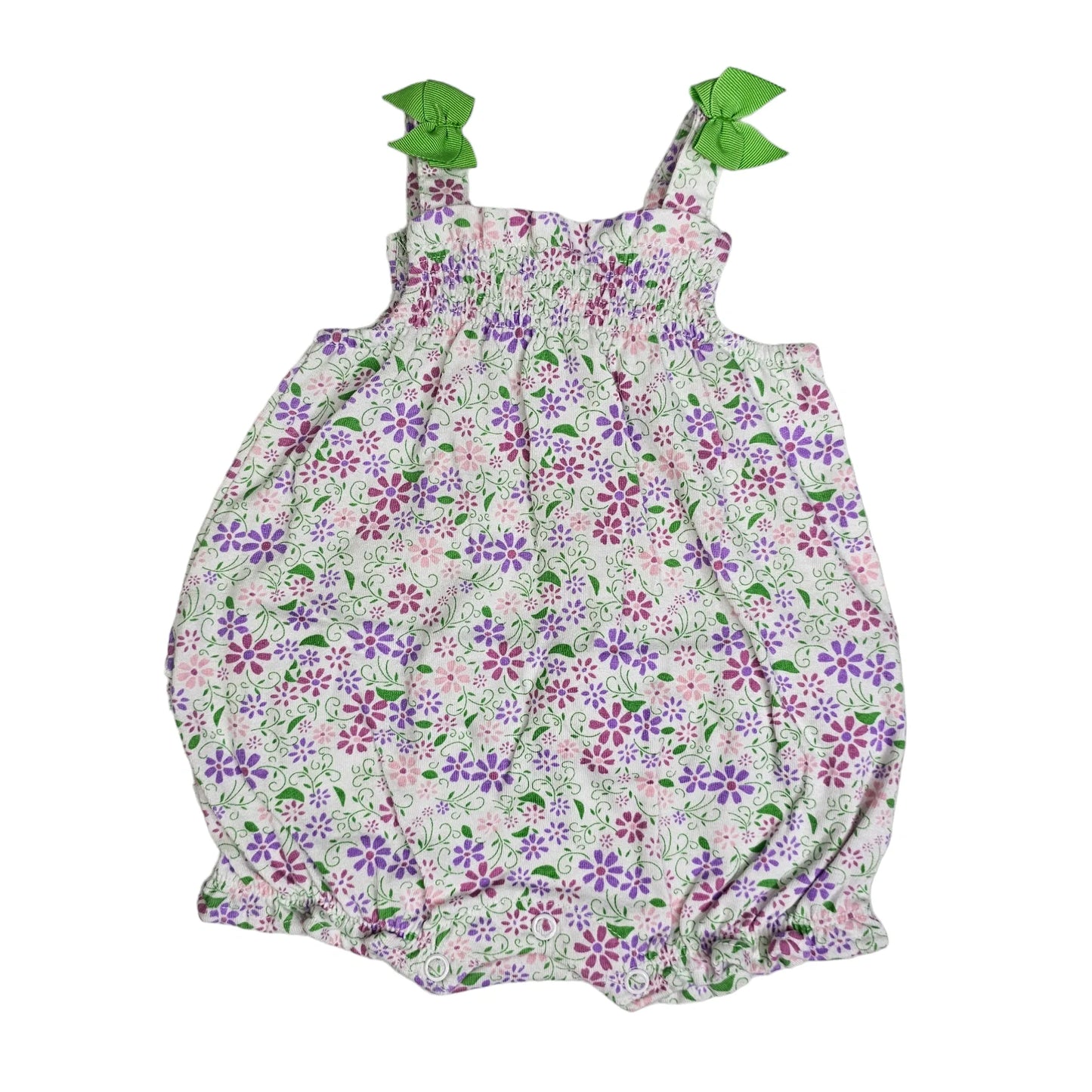 DG Baby 3-6M Floral Bubble Romper