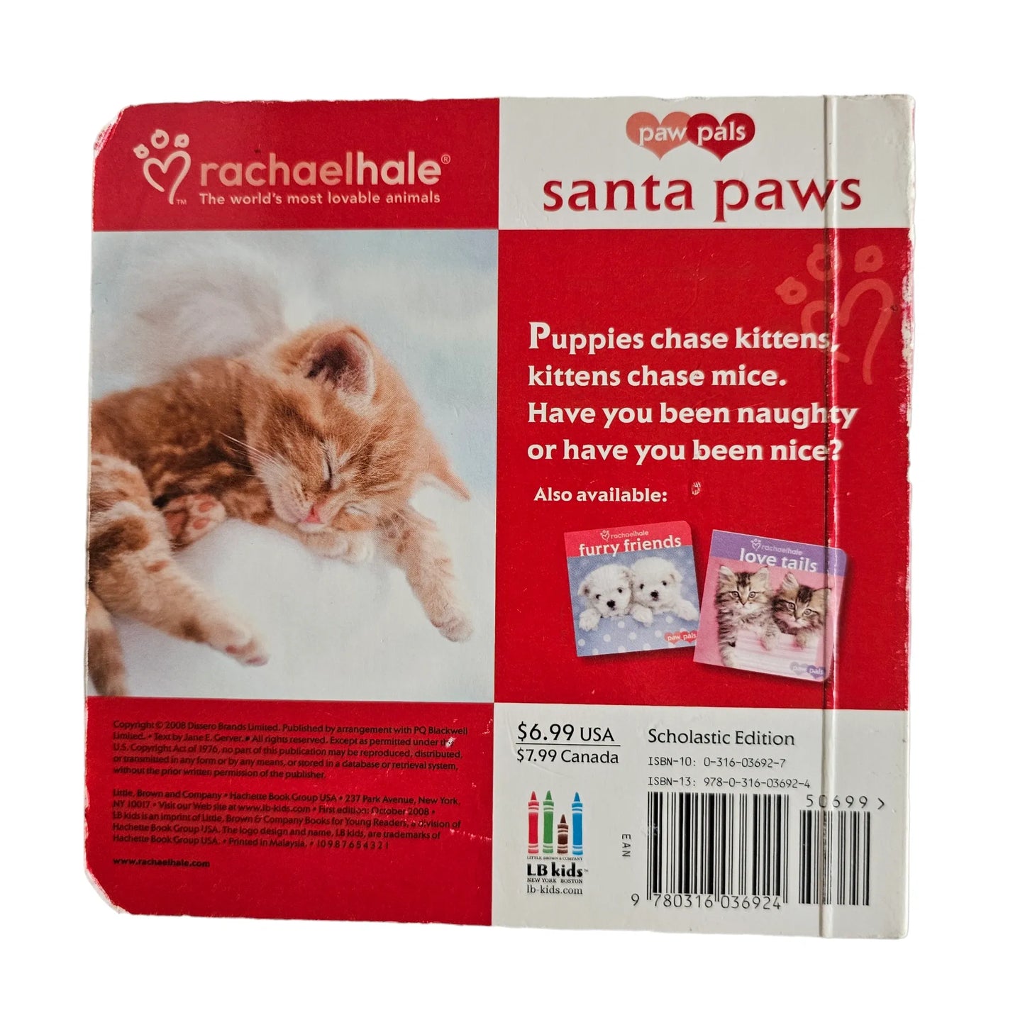 Santa Paws Board Book