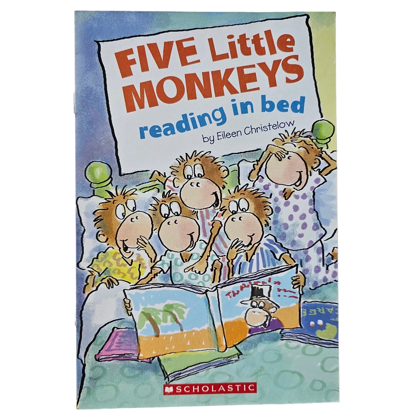 Five Little Monkeys Reading in Bed