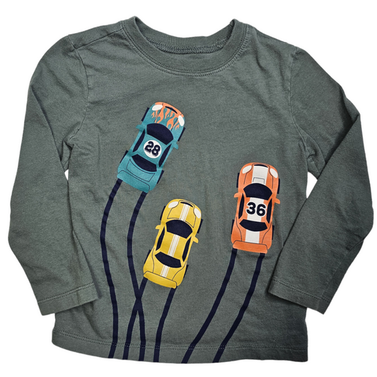 Carters 2T Racecar Graphic Long Sleeve