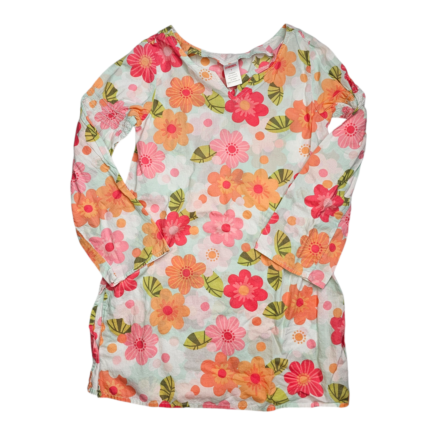 Gymboree 7 Floral Tunic Top Lightweight