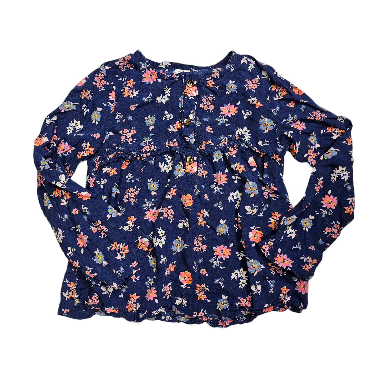 Carters 4/5 Navy Floral Top