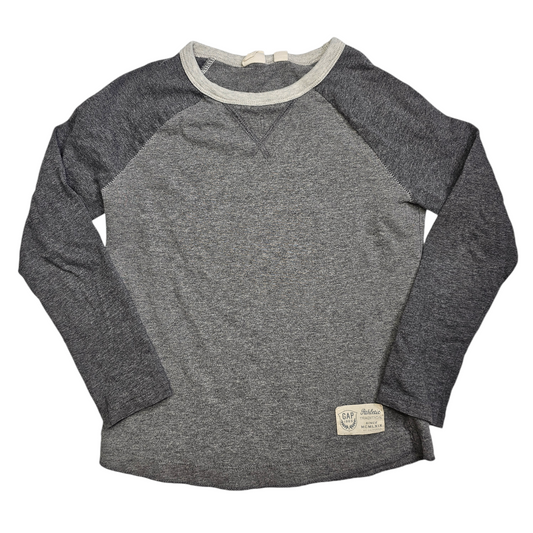 Gap S (6-7) Gray Raglan Long Sleeve