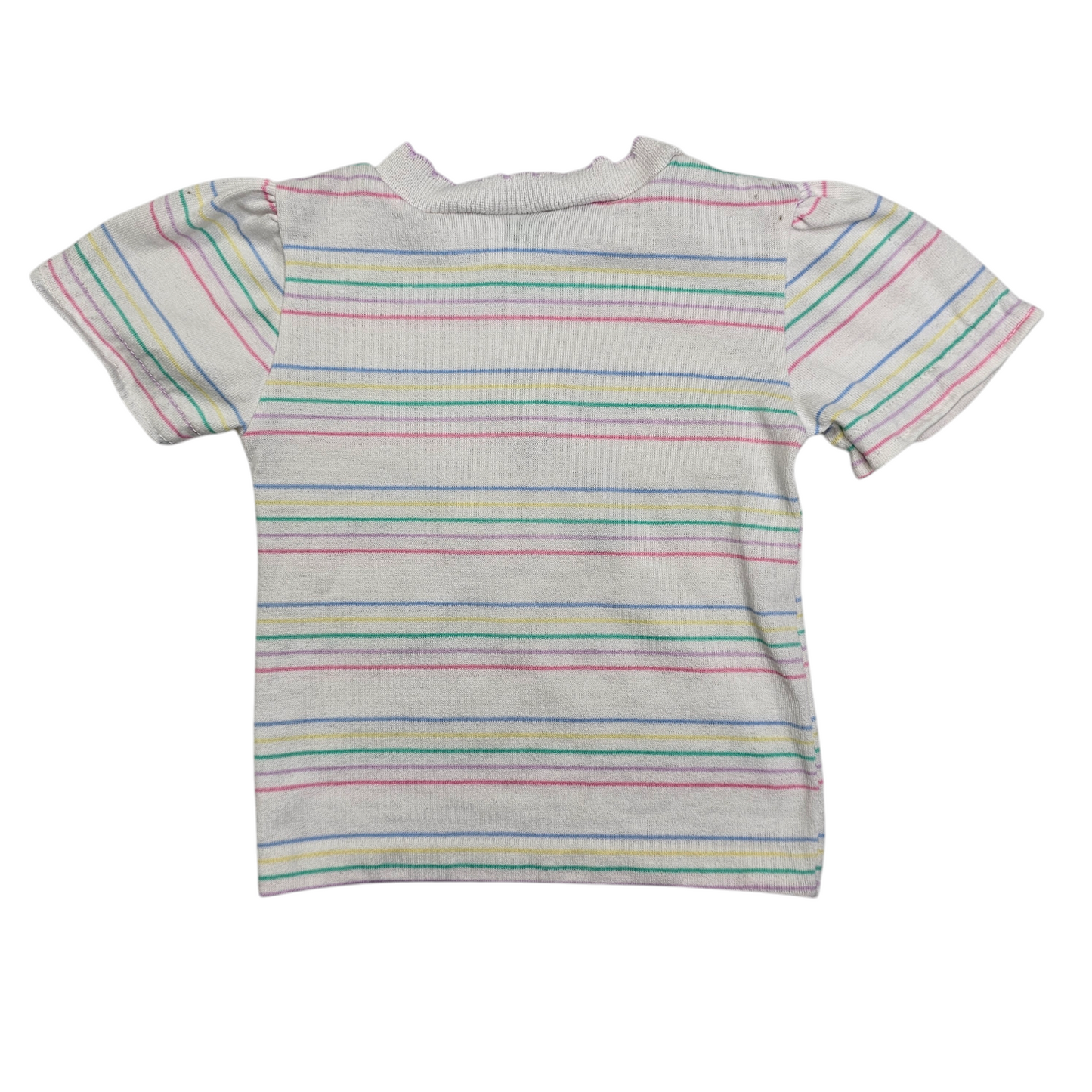 Health-Tex 2T Vintage Striped Bunny Shirt
