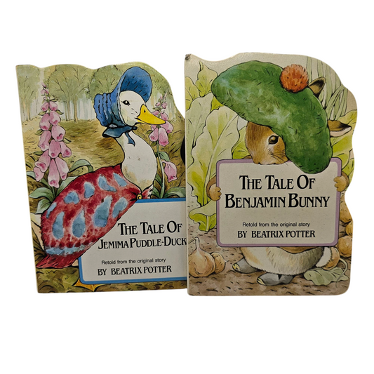 Beatrix Potter Board Book Set Benjamin Bunny Jemima Puddle-Duck