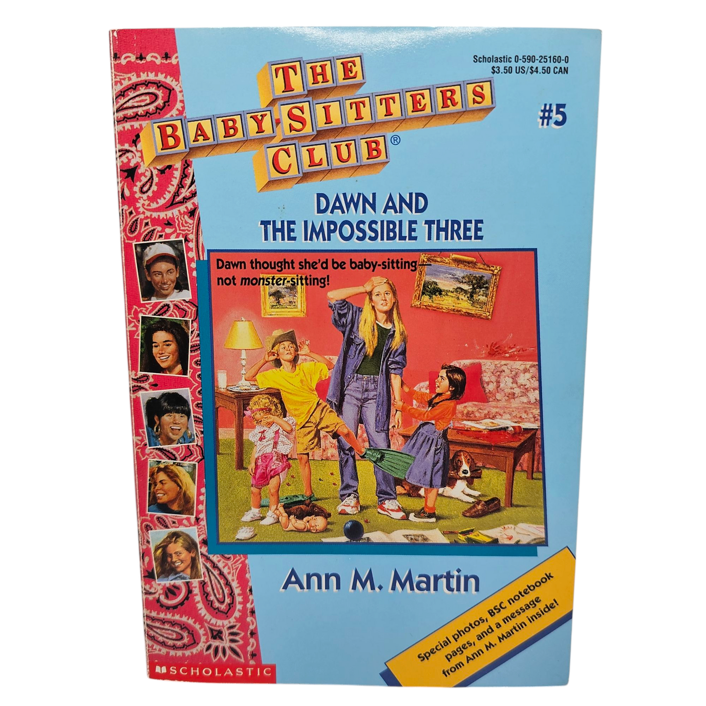 The Babysitters Club Dawn and the Impossible Three