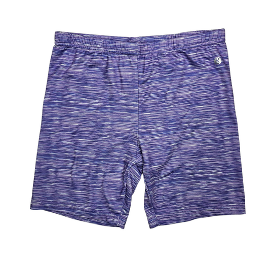 Layer8 Medium Purple Space Dye Bike Shorts