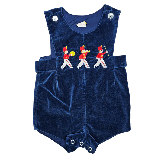 Vintage 12M Velour Romper