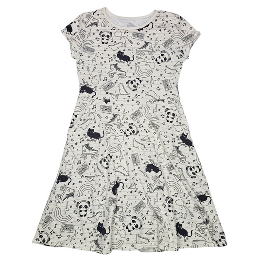 Wonder Nation Large (10/12) Graffiti Dress