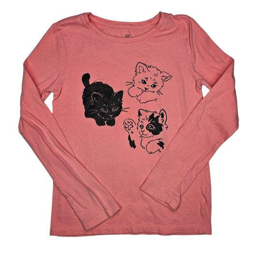 Gap Large (10) Cat Graphic Long Sleeve