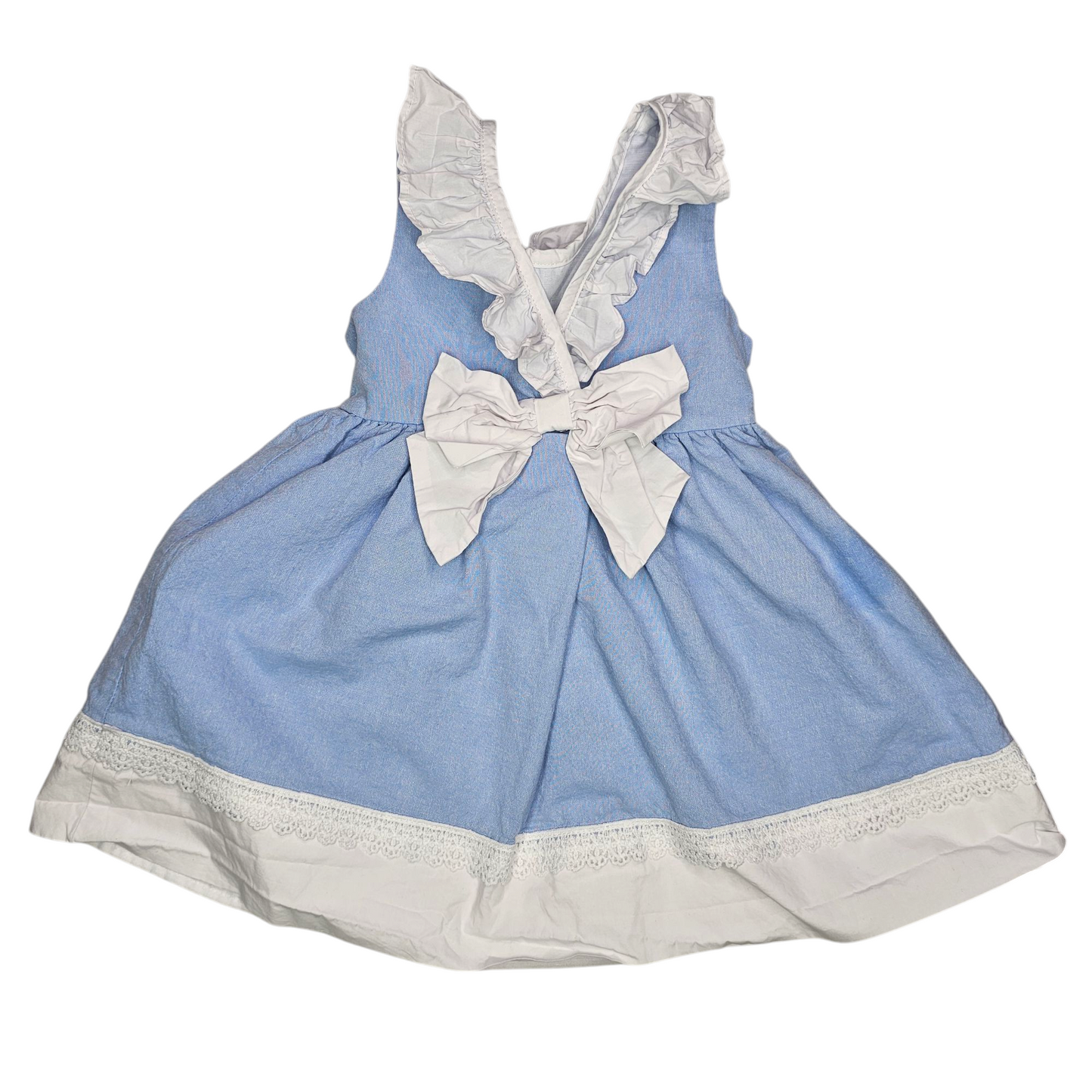 Catherine Malandrino 3T Sleeveless Ruffle Bow Dress