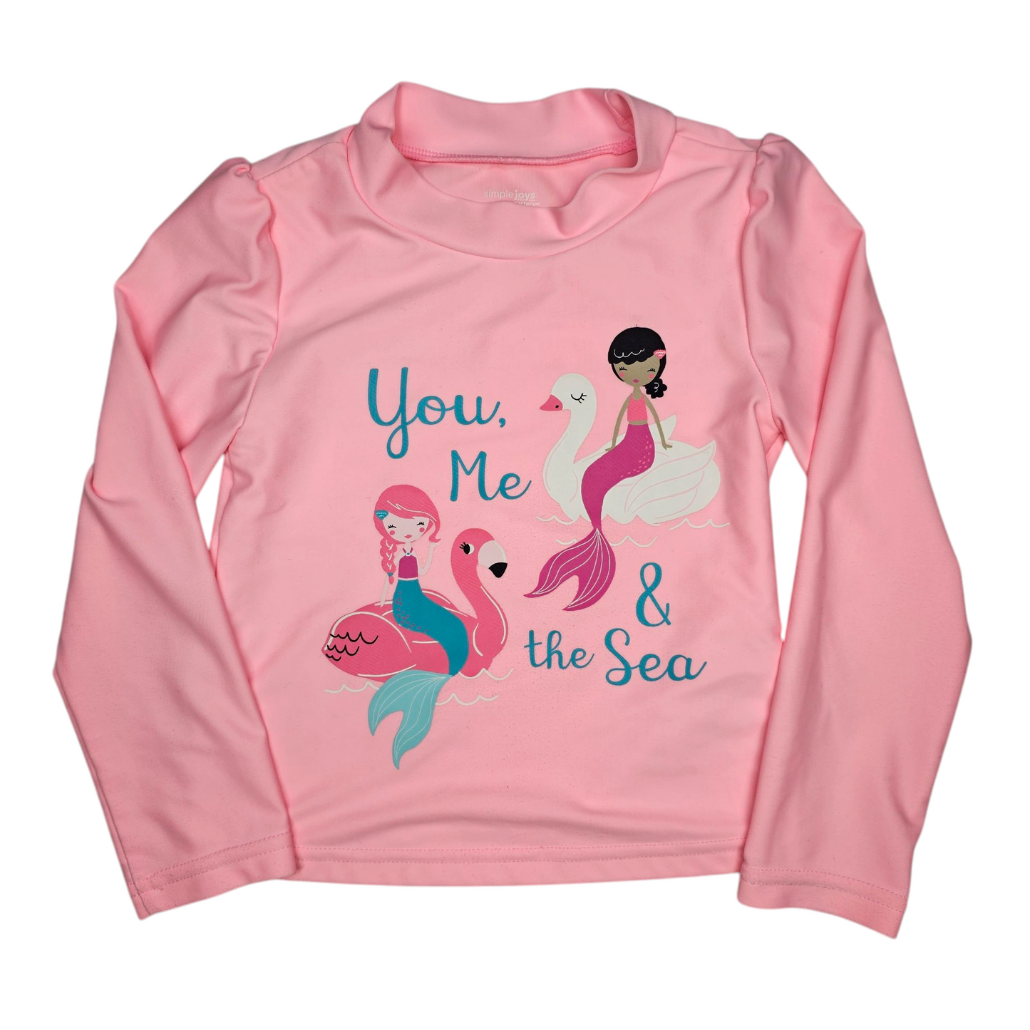 Simple Joys 4T Mermaid Rash Guard