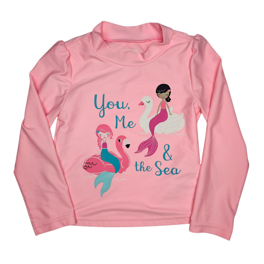 Simple Joys 4T Mermaid Rash Guard