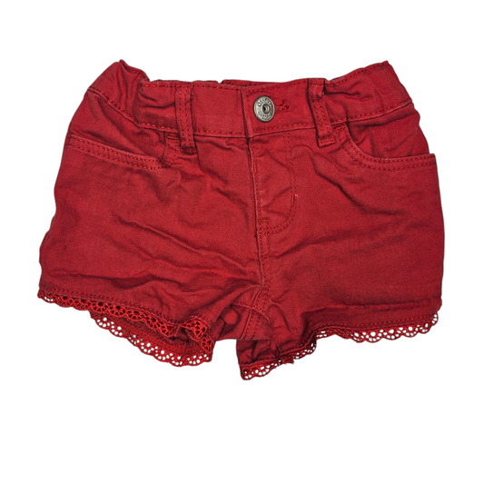 OshKosh 2T Red Denim Shorts
