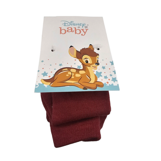 Disney Baby 0-3M Maroon Footed Leggings