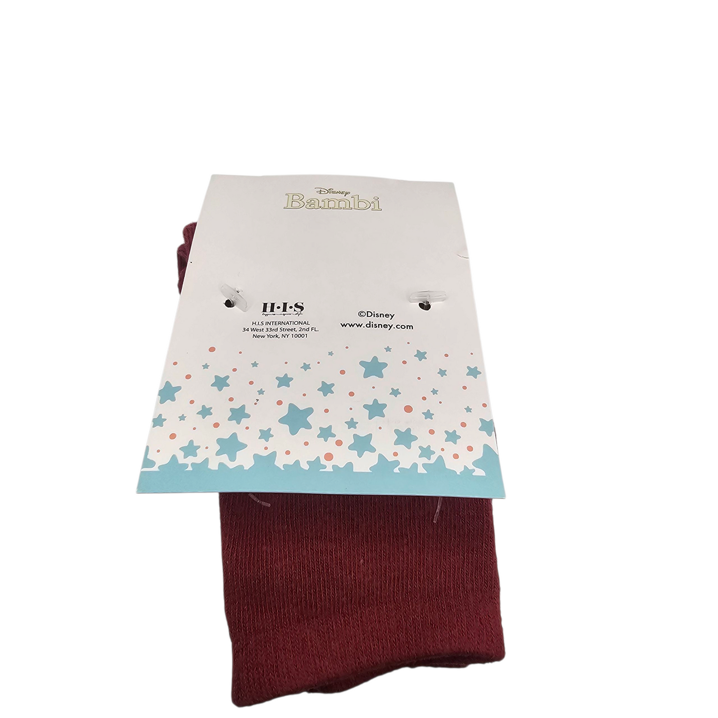 Disney Baby 0-3M Maroon Footed Leggings
