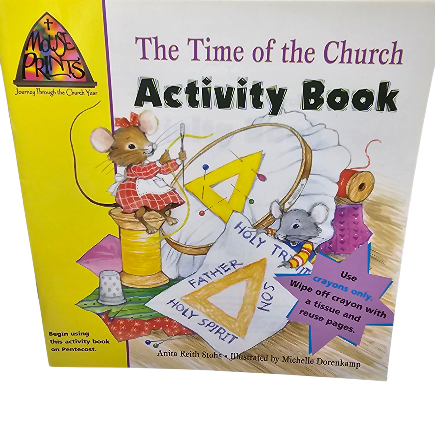 Mouse Prints Religious Activity Books Lot