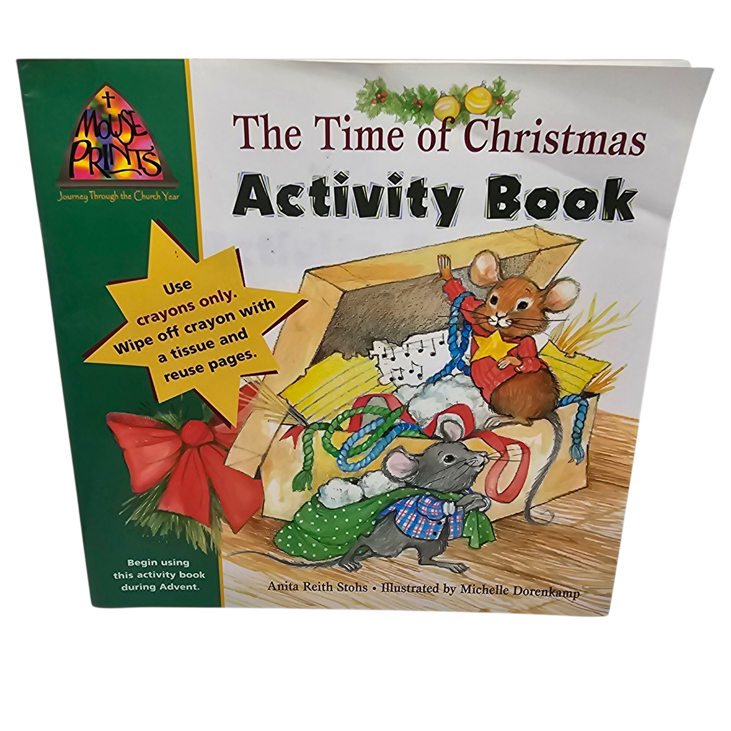 Mouse Prints Religious Activity Books Lot