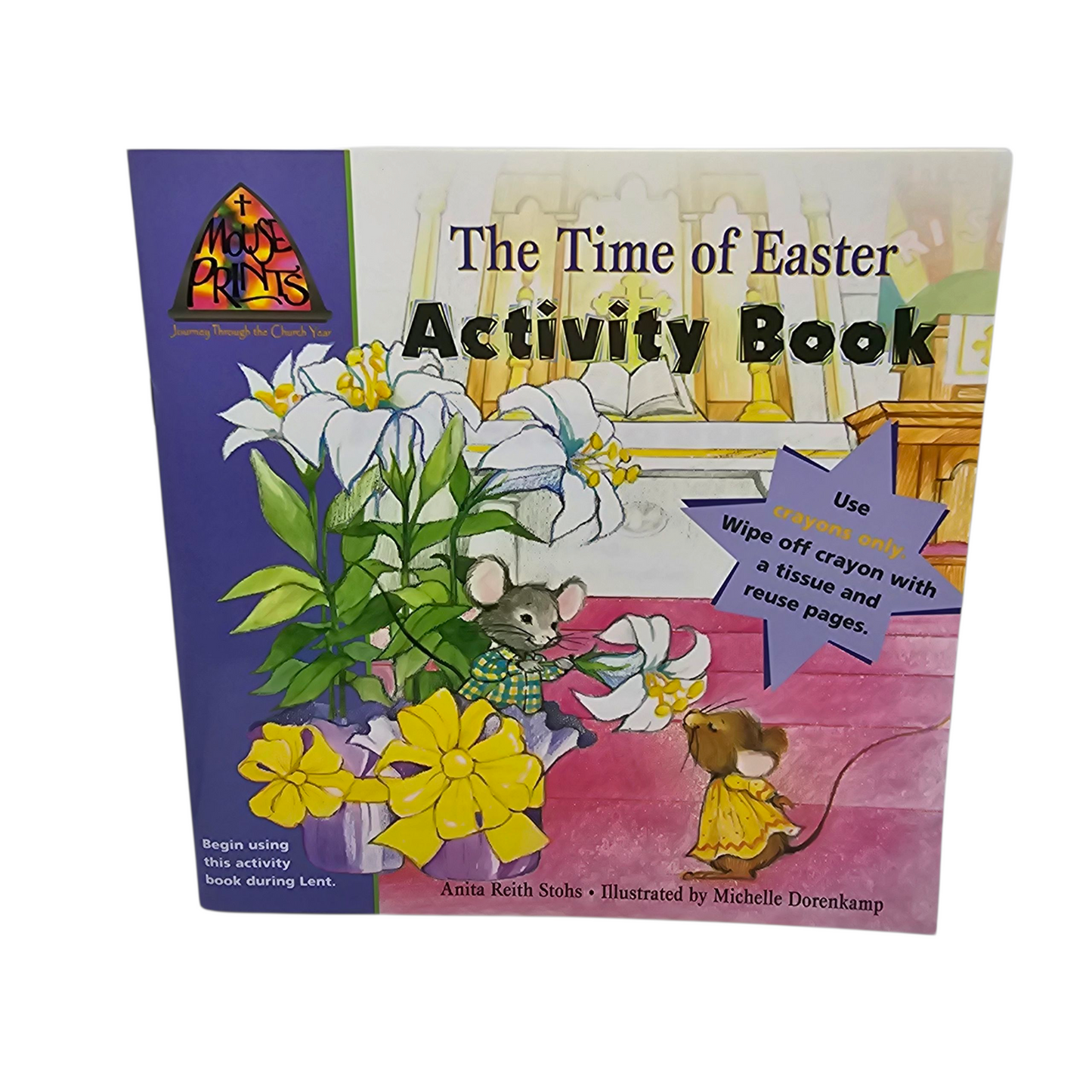 Mouse Prints Religious Activity Books Lot