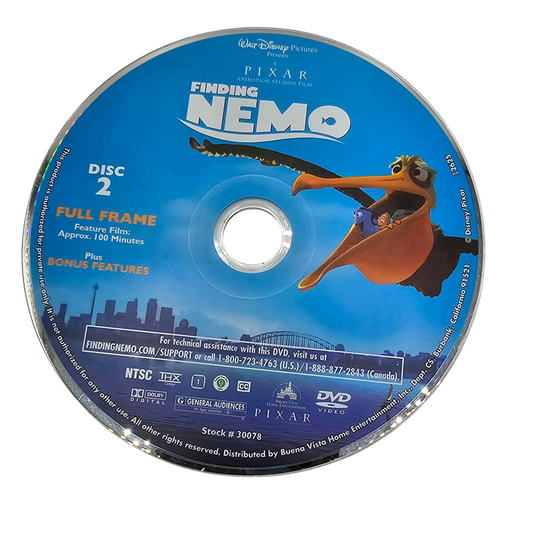 Disney Finding Nemo DVD