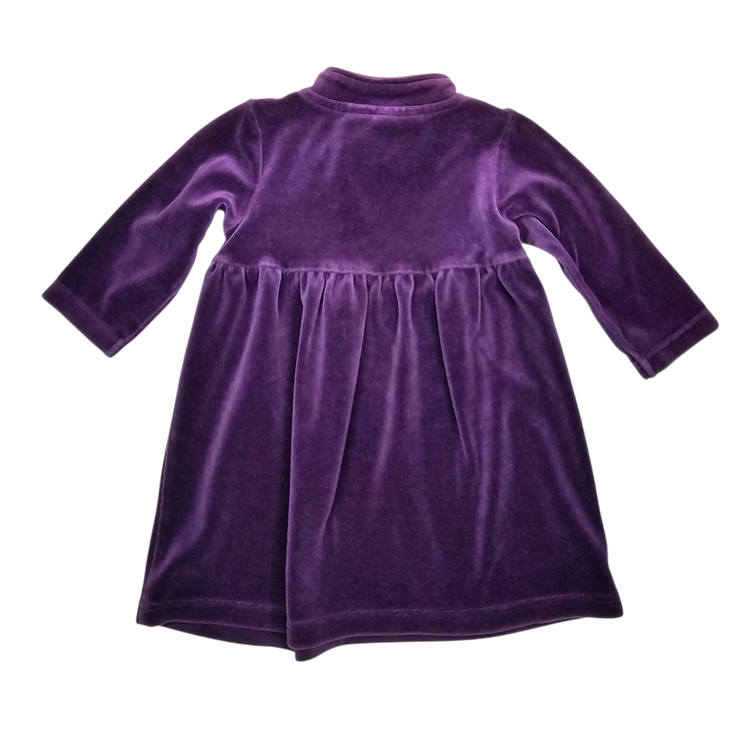 Miniwear 18M Dark Purple Velvet Dress