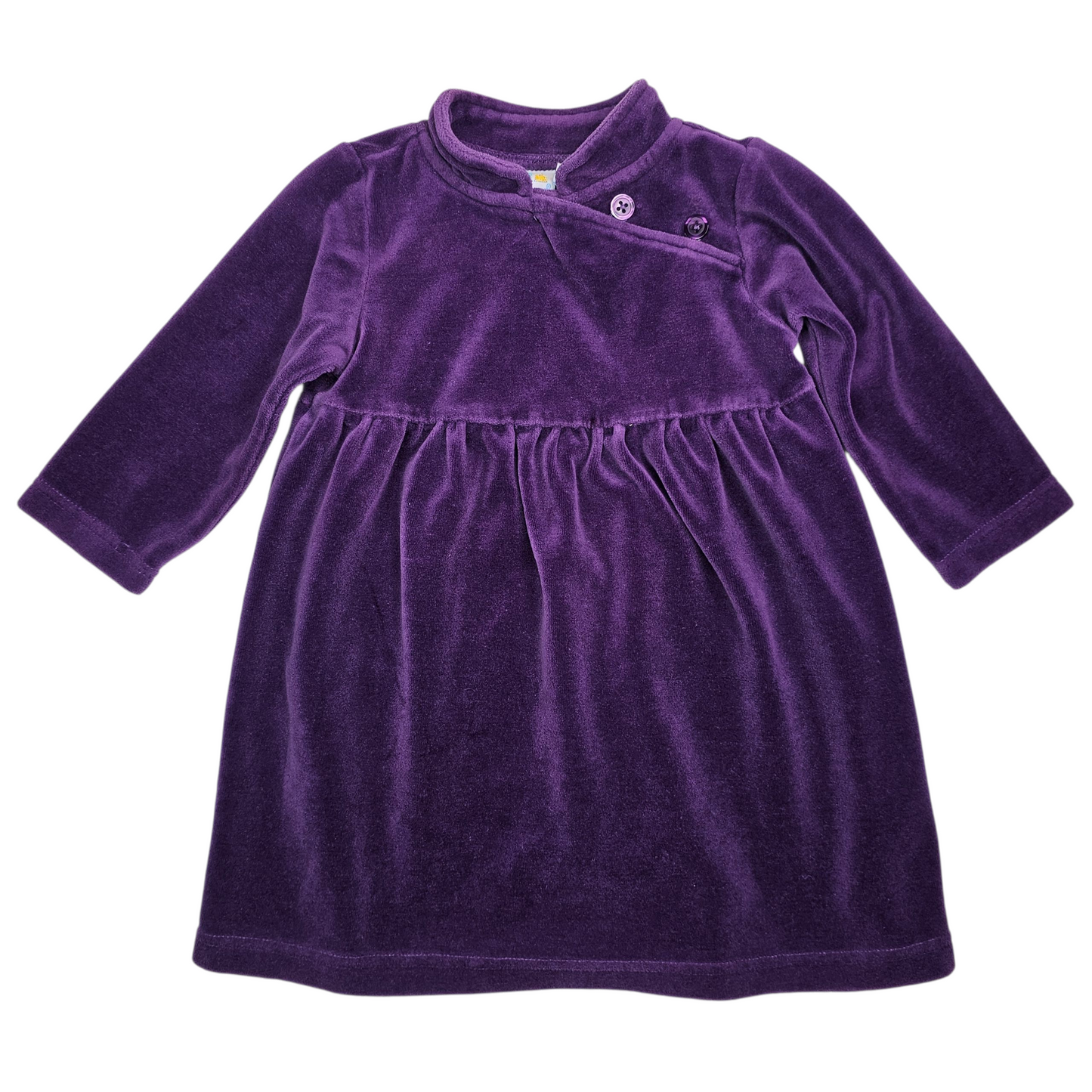 Miniwear 18M Dark Purple Velvet Dress