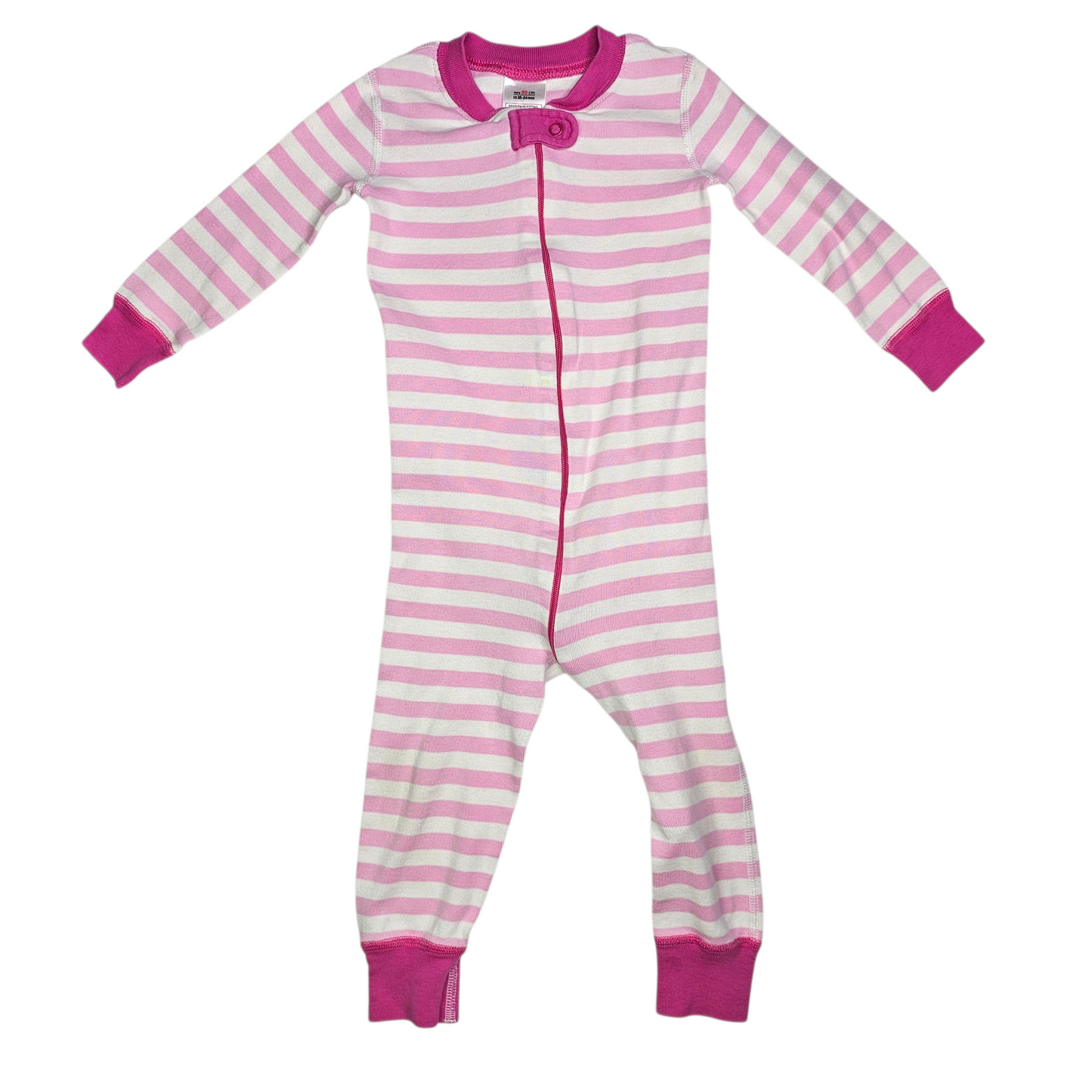 Hannah Andersson 18-24M Striped Footless Sleeper