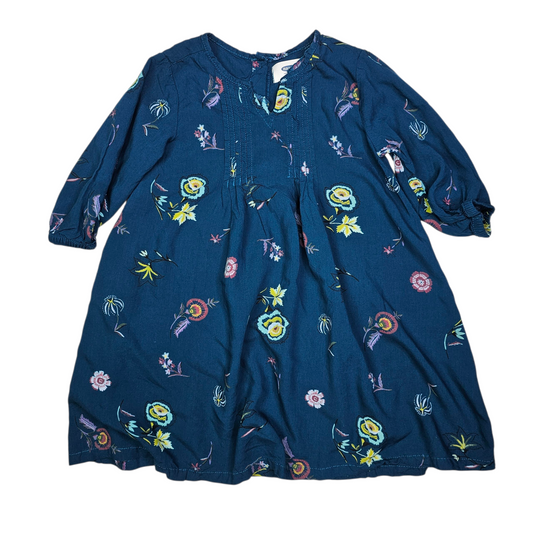 Old Navy 5T Teal Floral Dress