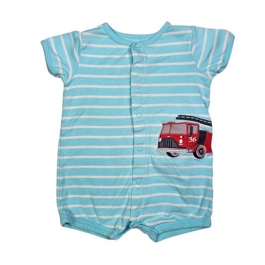Carters 12M Firetruck Romper