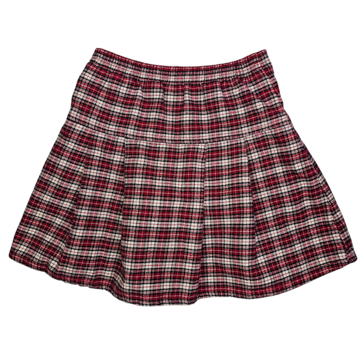 Gymboree 12 Red Plaid Skort